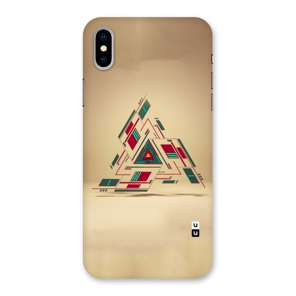 Maze Triangle Back Case for iPhone X