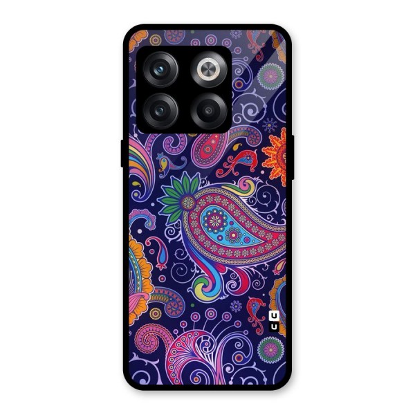 Mehendi Pattern Glass Back Case for OnePlus 10T
