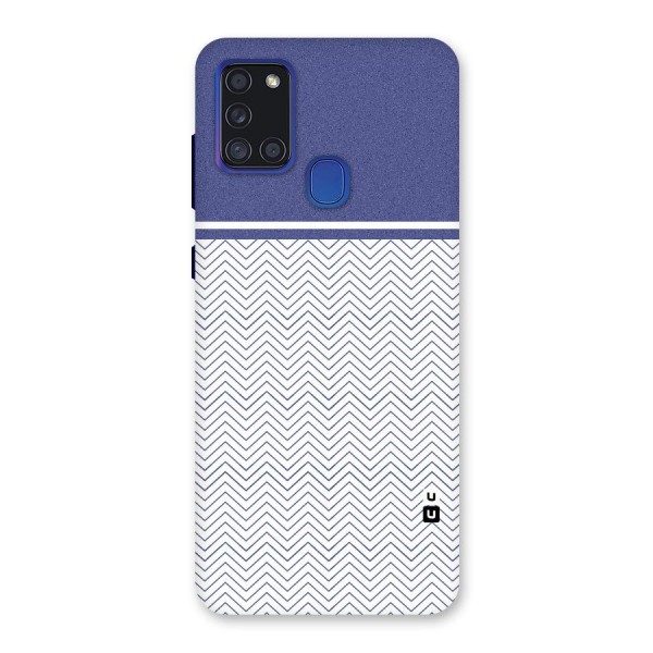 Melange Striped Pattern Back Case for Galaxy A21s