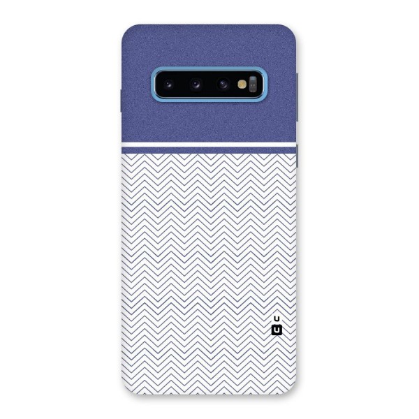 Melange Striped Pattern Back Case for Galaxy S10