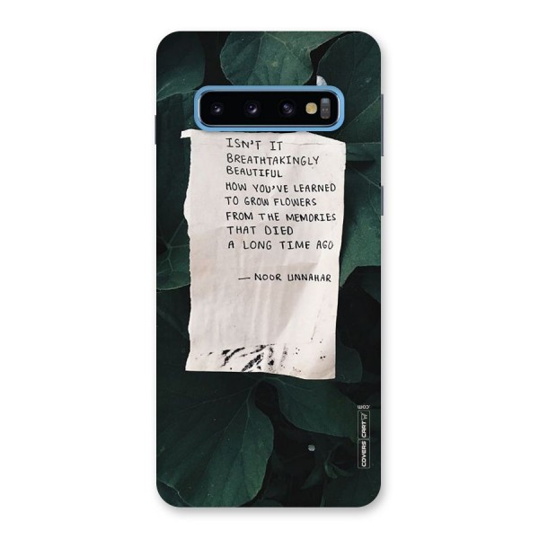 Memories Back Case for Galaxy S10