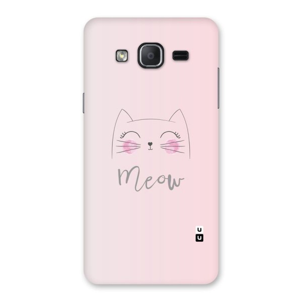 Meow Pink Back Case for Galaxy On7 2015