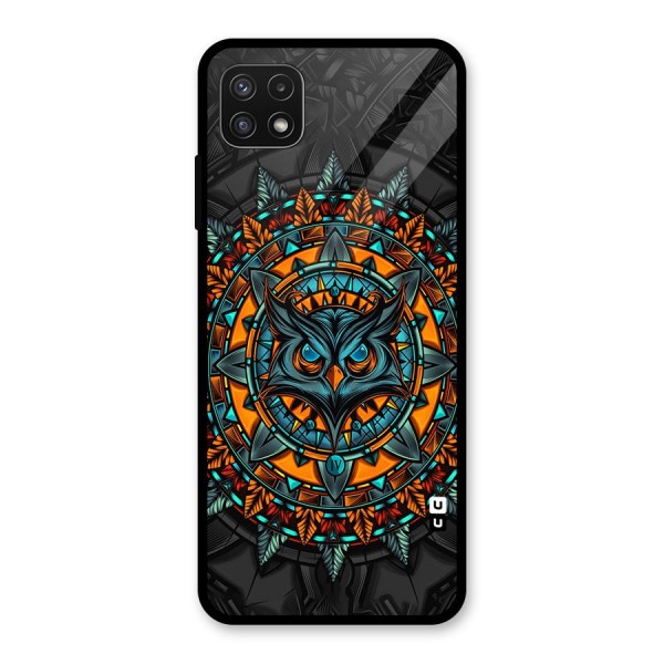 Mighty Owl Artwork Glass Back Case for Galaxy A22 5G