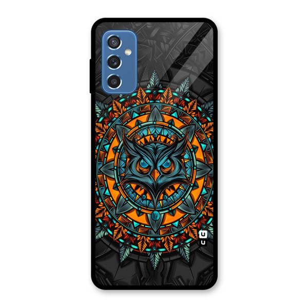 Mighty Owl Artwork Glass Back Case for Galaxy M52 5G