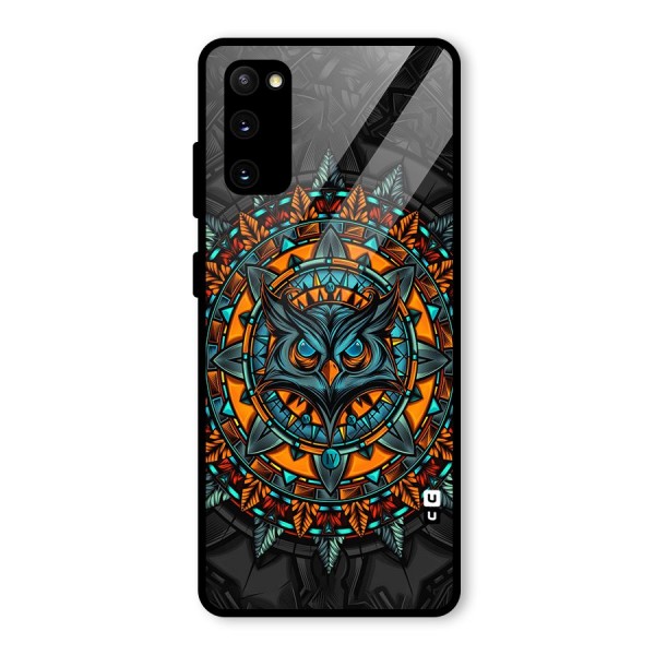 Mighty Owl Artwork Glass Back Case for Galaxy S20 FE