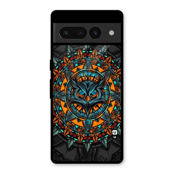 Mighty Owl Artwork Glass Back Case for Google Pixel 7 Pro