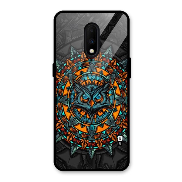 Mighty Owl Artwork Glass Back Case for OnePlus 7