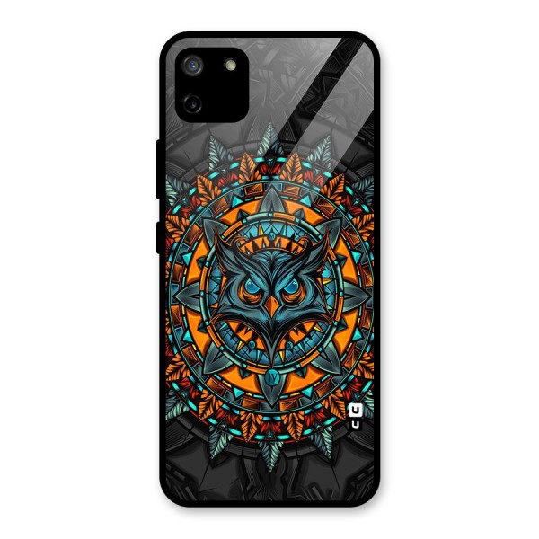 Mighty Owl Artwork Glass Back Case for Realme C11