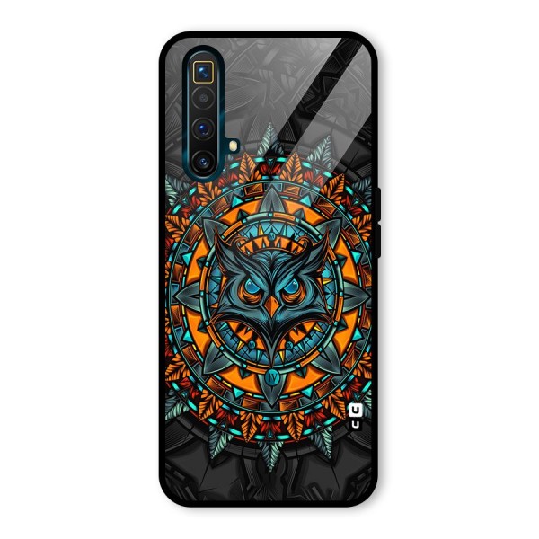 Mighty Owl Artwork Glass Back Case for Realme X3 SuperZoom