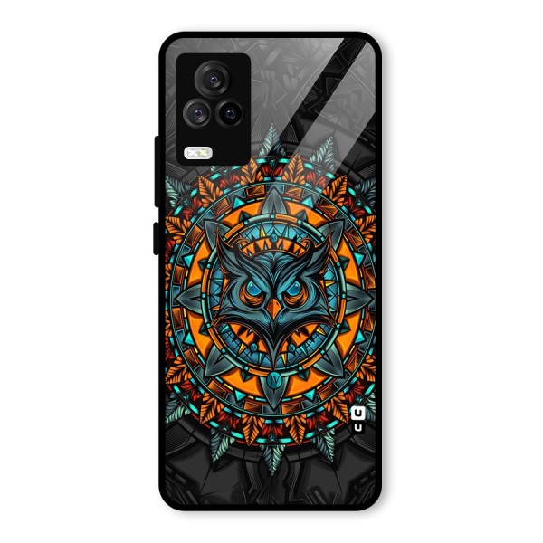 Mighty Owl Artwork Glass Back Case for Vivo iQOO 7 Legend 5G