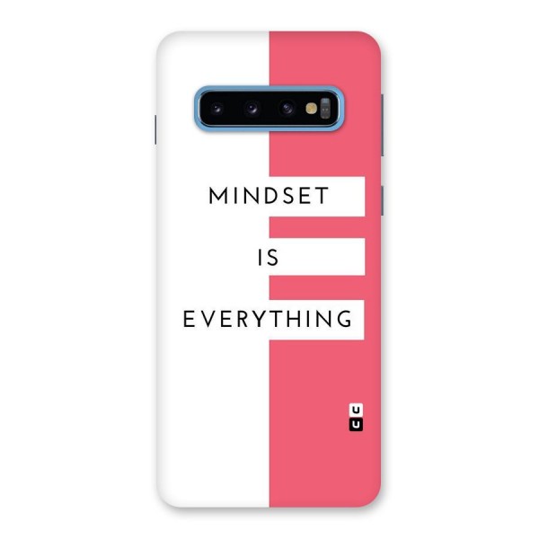 Mindset is Everything Back Case for Galaxy S10