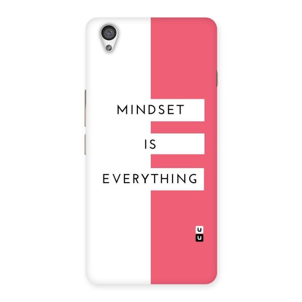 Mindset is Everything Back Case for OnePlus X