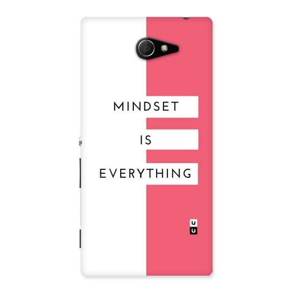 Mindset is Everything Back Case for Sony Xperia M2