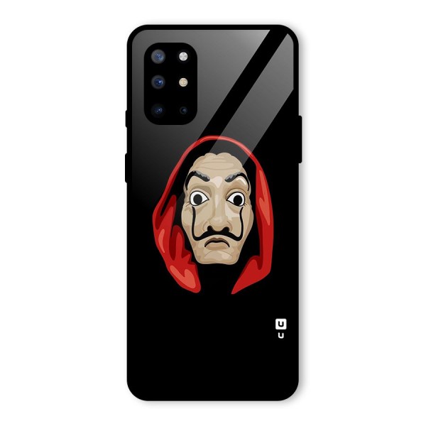 Money Heist Mask Glass Back Case for OnePlus 8T