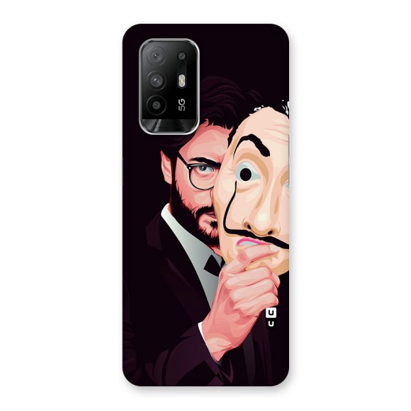 Money Heist Professor Art Back Case for Oppo F19 Pro Plus 5G