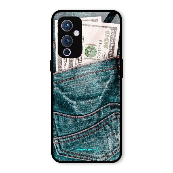 Money in Jeans Glass Back Case for OnePlus 9