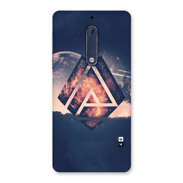 Moon Abstract Back Case for Nokia 5