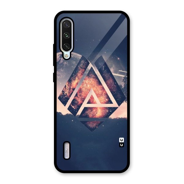 Moon Abstract Glass Back Case for Mi A3