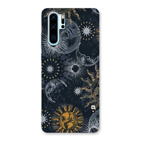 Moon And Sun Back Case for Huawei P30 Pro