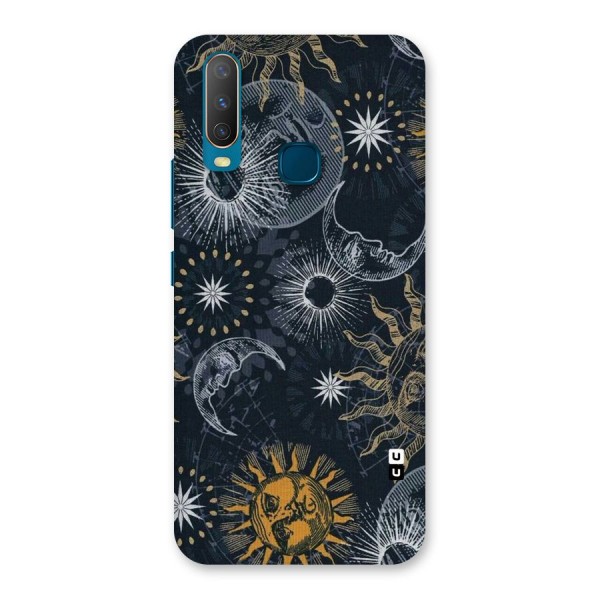 Moon And Sun Back Case for Vivo U10