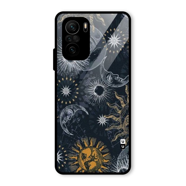 Moon And Sun Glass Back Case for Mi 11X Pro