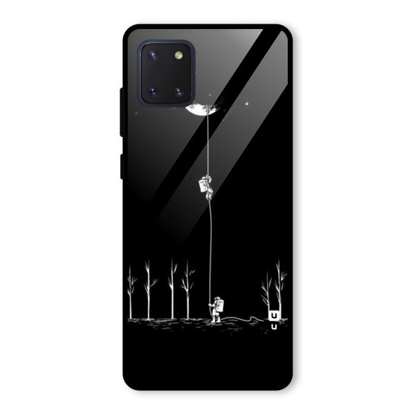 Moon Man Glass Back Case for Galaxy Note 10 Lite