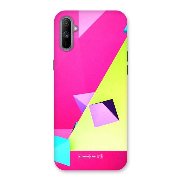 Motion Triangles Back Case for Realme C3