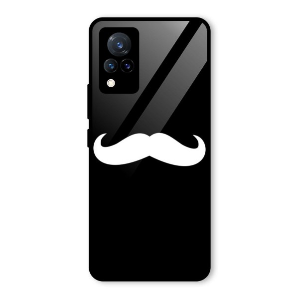 Moustache Love Glass Back Case for Vivo V21 5G