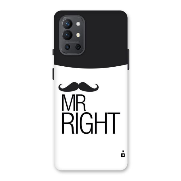 Mr. Right Moustache Back Case for OnePlus 9R