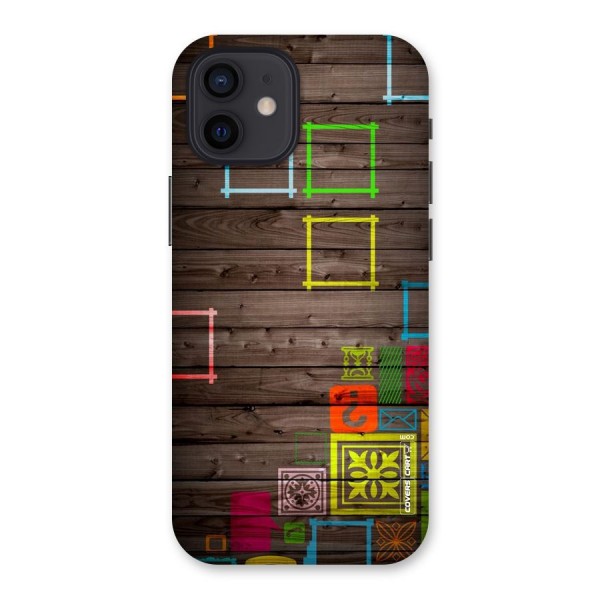 Multicolor Frame Design Back Case for iPhone 12