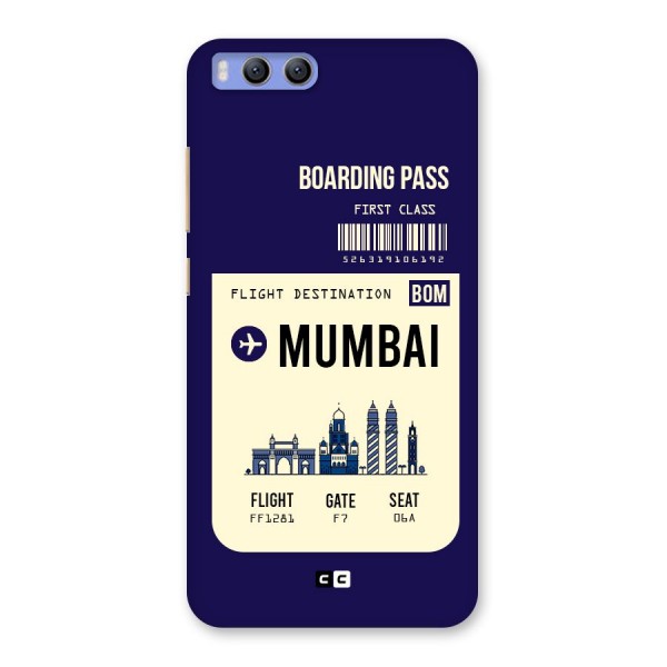 Mumbai Boarding Pass Back Case for Xiaomi Mi 6