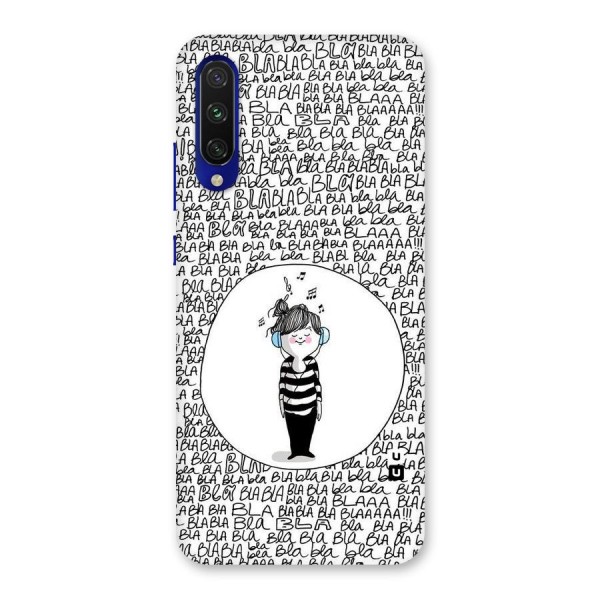 Music And Bla Bla Back Case for Mi A3
