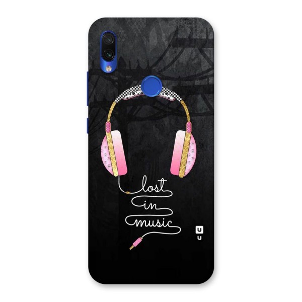 Music Lost Back Case for Redmi Note 7S