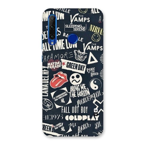 Music My Paradise Back Case for Honor 20i