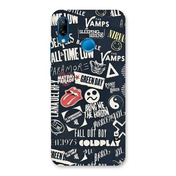 Music My Paradise Back Case for Huawei P20 Lite