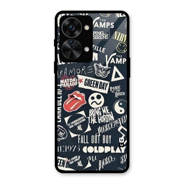 Music My Paradise Glass Back Case for OnePlus Nord 2T