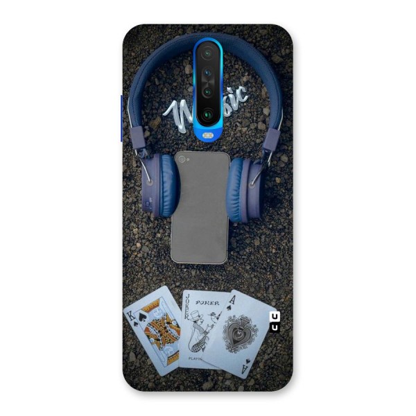 Music Power Cards Back Case for Poco X2