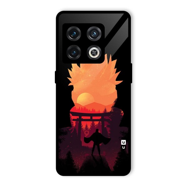 Naruto Anime Sunset Art Glass Back Case for OnePlus 10 Pro 5G
