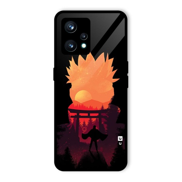 Naruto Anime Sunset Art Glass Back Case for Realme 9 Pro Plus 5G