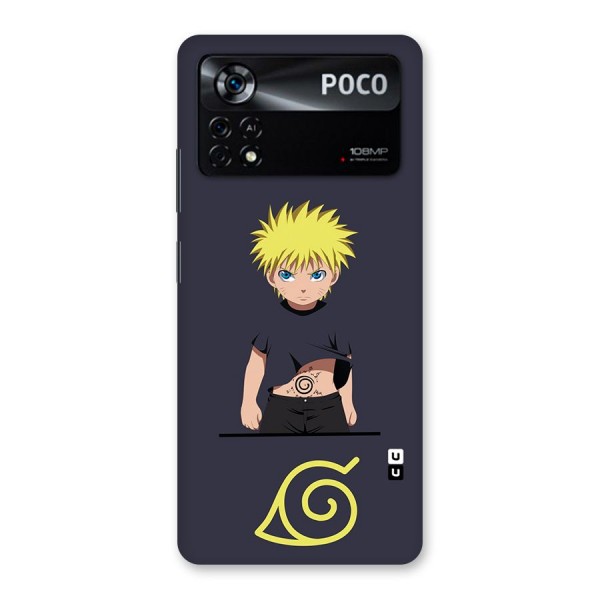Naruto Kid Back Case for Poco X4 Pro 5G