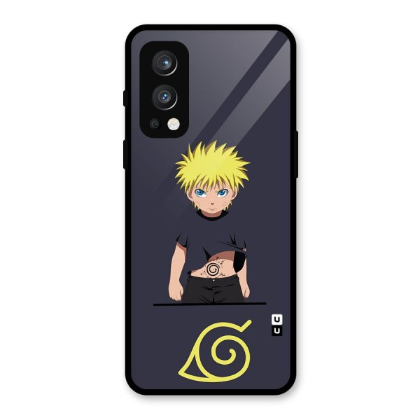 Naruto Kid Glass Back Case for OnePlus Nord 2 5G