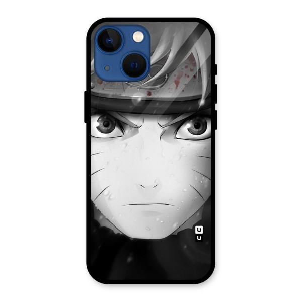 Naruto Monochrome Glass Back Case for iPhone 13 Mini