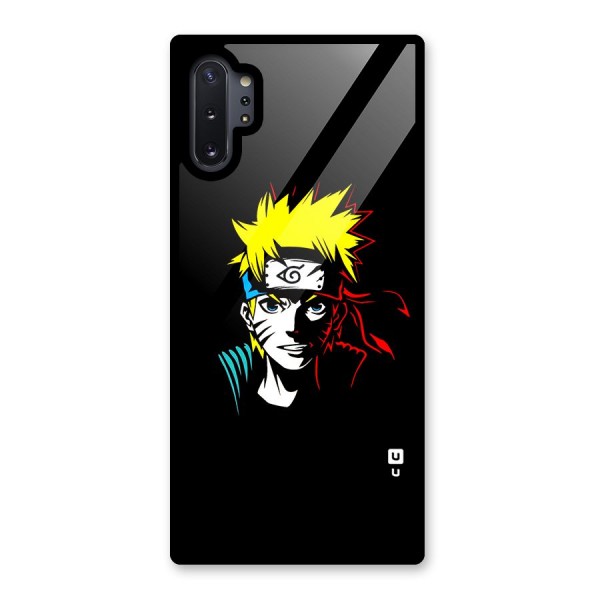 Naruto Pen Sketch Art Glass Back Case for Galaxy Note 10 Plus