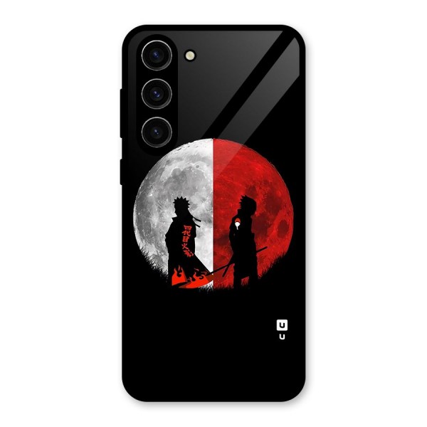 Naruto Shadow Hokage Moon Glass Back Case for Galaxy S23 Plus