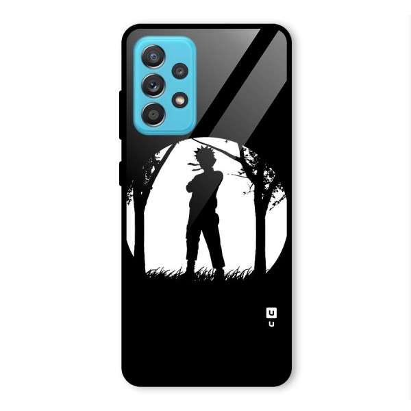 Naruto Silhouette Glass Back Case for Galaxy A52s 5G