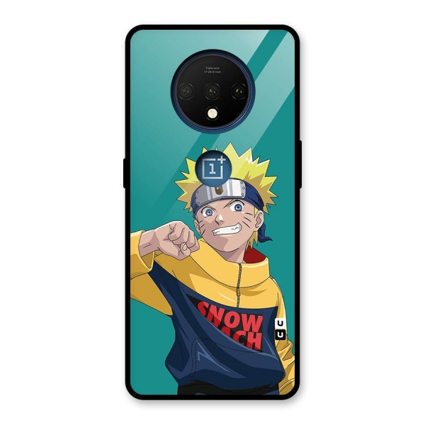 Naruto Snow Beach Art Glass Back Case for OnePlus 7T