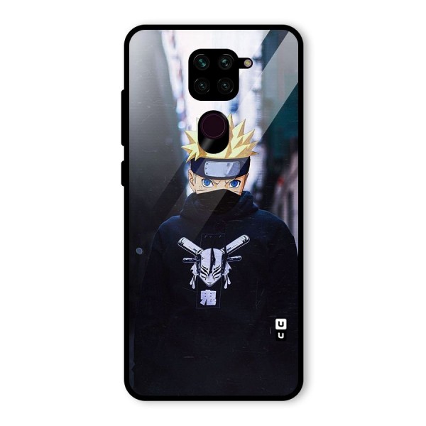 Naruto Uzumaki Cool Anime Glass Back Case for Redmi Note 9