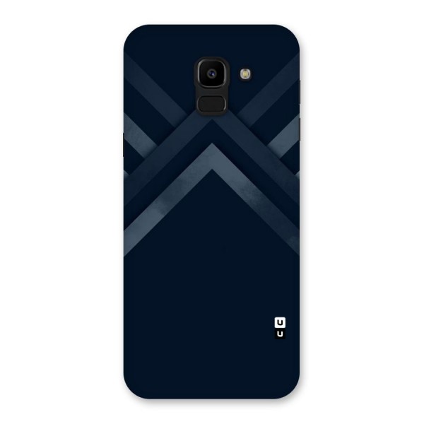 Navy Blue Arrow Back Case for Galaxy J6