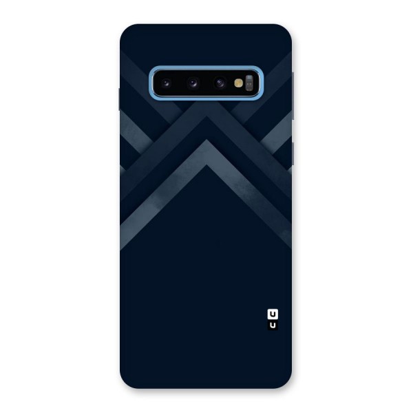 Navy Blue Arrow Back Case for Galaxy S10