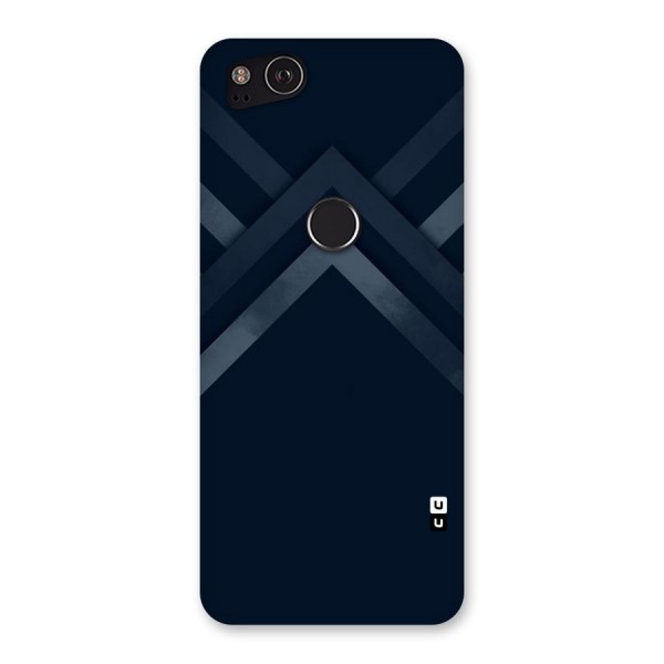 Navy Blue Arrow Back Case for Google Pixel 2